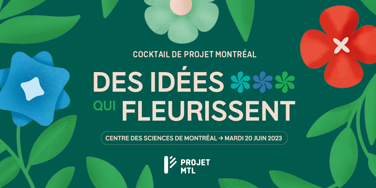 Projet Montréal annonce la date de son cocktail annuel