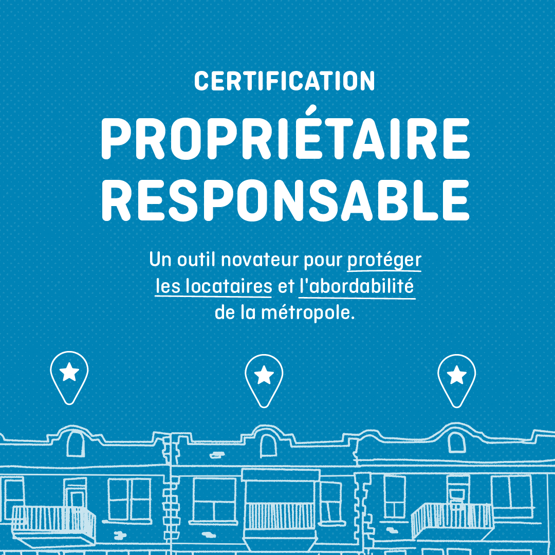 Montréal dévoile son projet de certification de propriétaire responsable pour mieux protéger les locataires