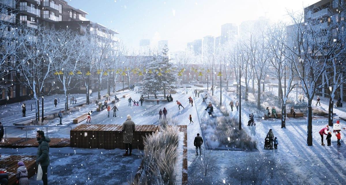 Montréal et l'arrondissement du Sud-Ouest investissent pour des espaces publics de qualité à Griffintown