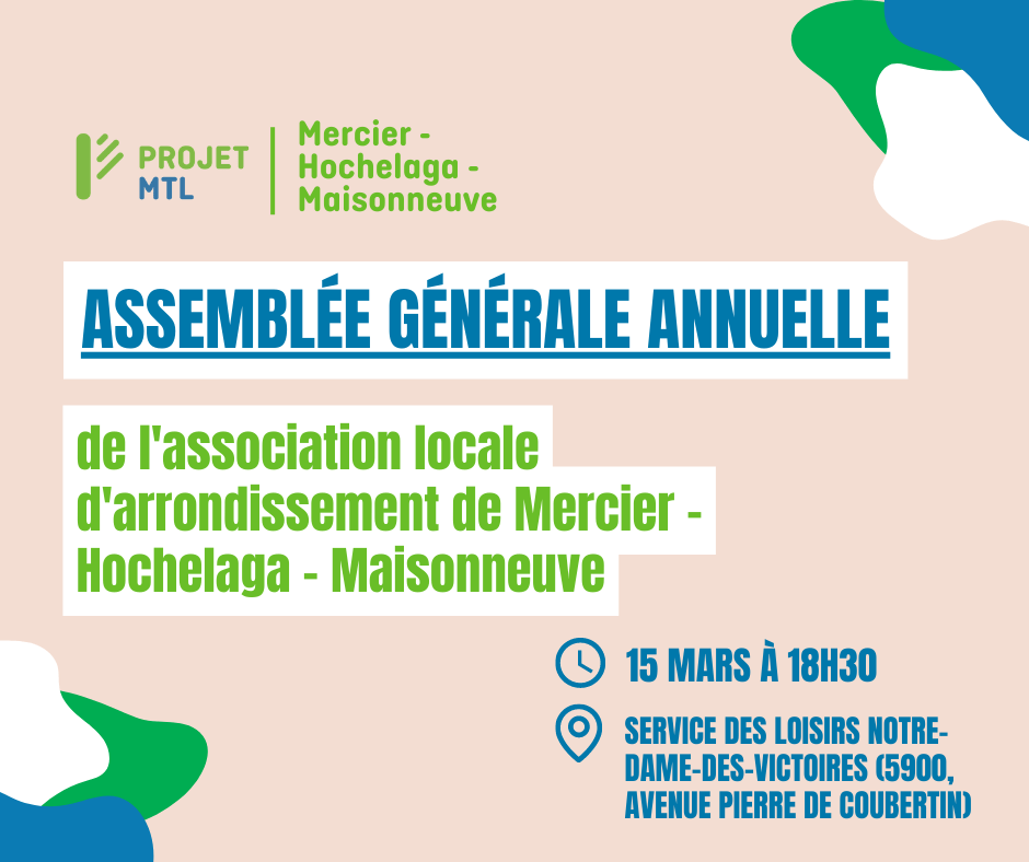 copie de Assemblée générale annuelle de l'association locale d'arrondissement d'Ahuntsic-Cartierville