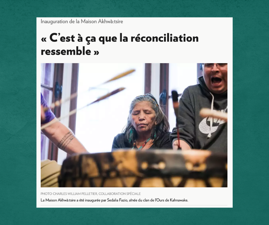 Un nouveau centre d'hébergement permanent pour personnes autochtones en situation d'itinérance voit le jour à Montréal