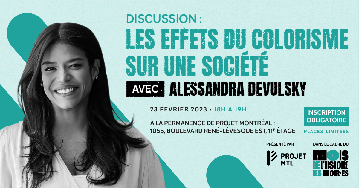 Les effets du colorisme sur une société, discussion avec Alessandra Devulsky