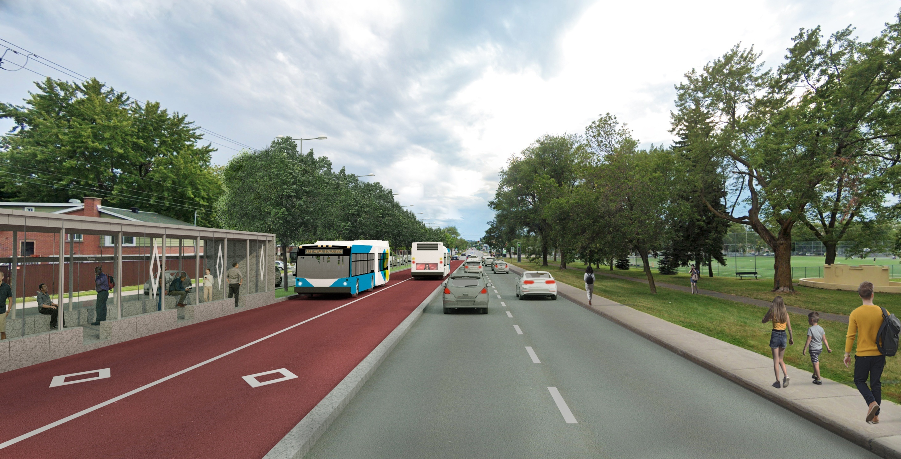 Une option structurante de mobilité pour le nord de l’île de Montréal : le Métrobus Henri-Bourassa