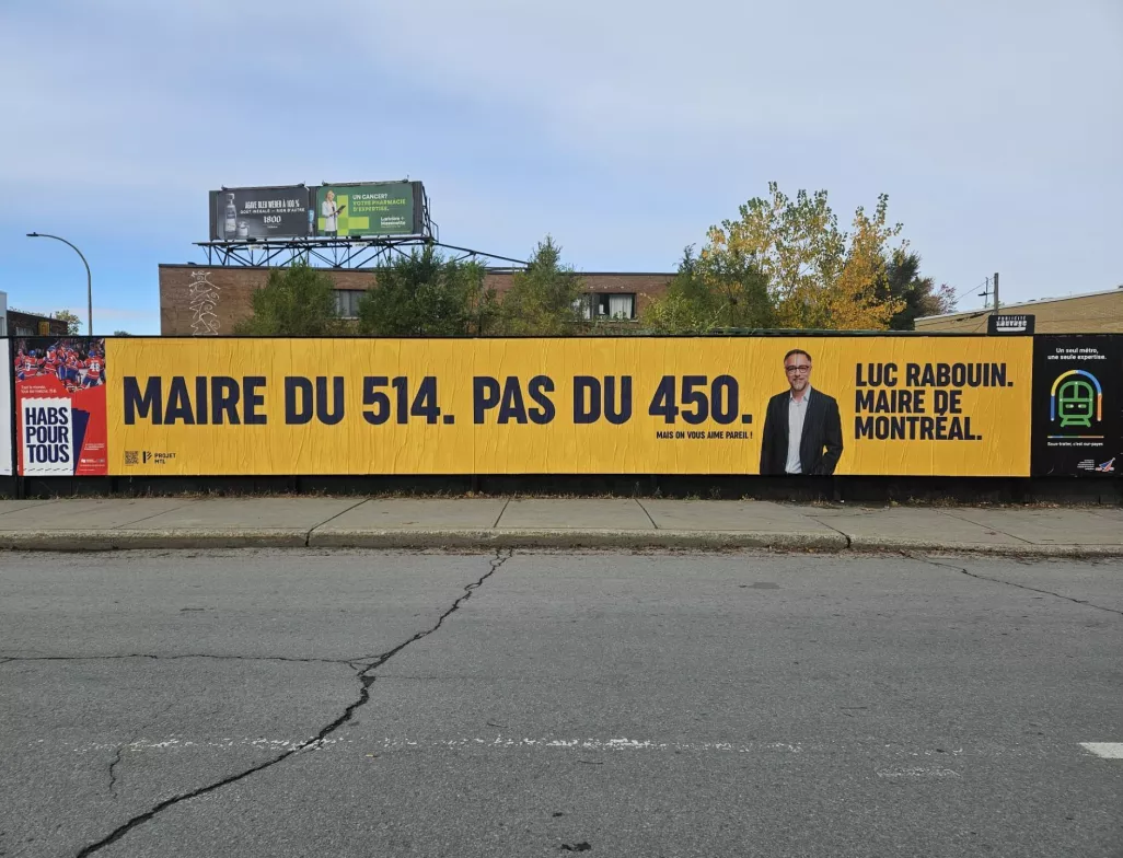 Luc Rabouin: Mayor of 514, not 450 Luc Rabouin: Mayor of 514, not 450