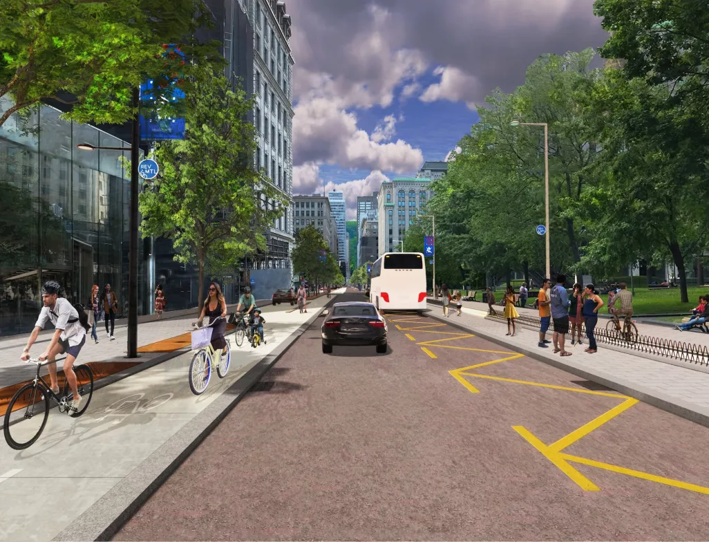 Réaménagement de la rue Peel : vers une artère plus conviviale, plus attrayante et plus sécuritaire