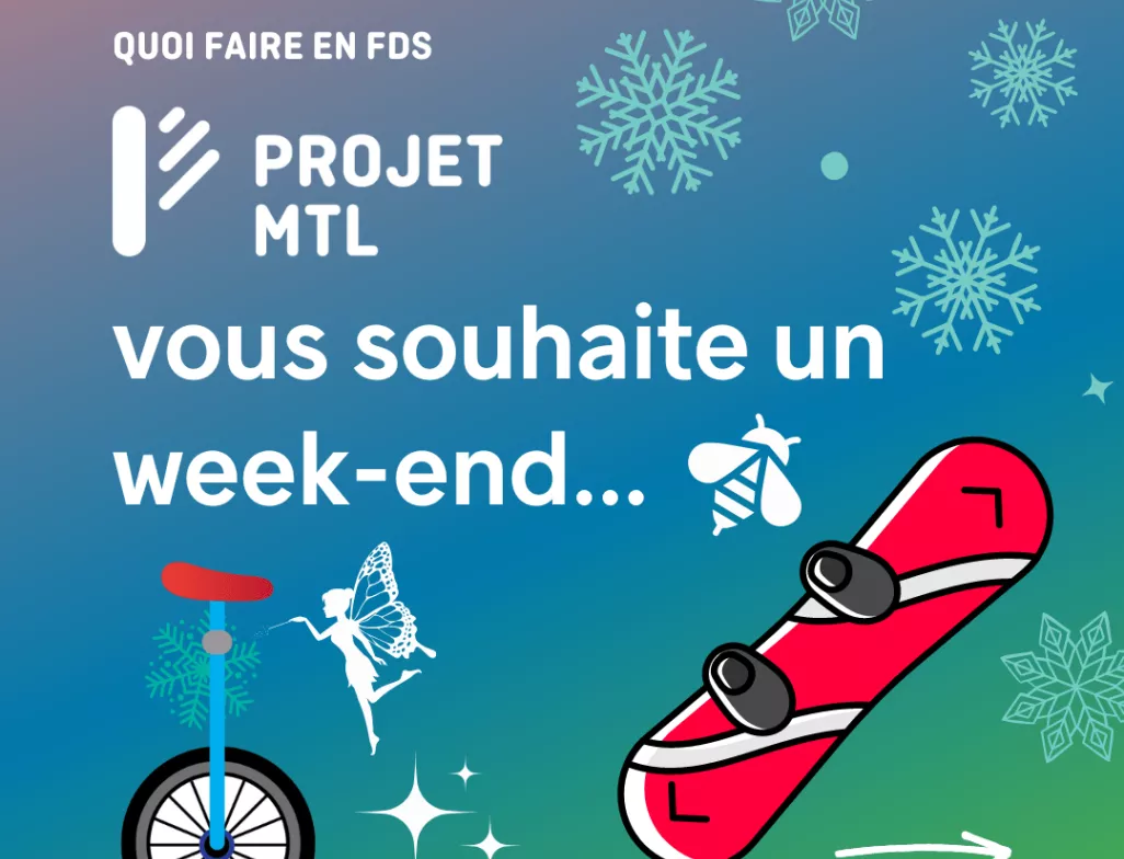 Fin de semaine de 3 au 5 mars 2023