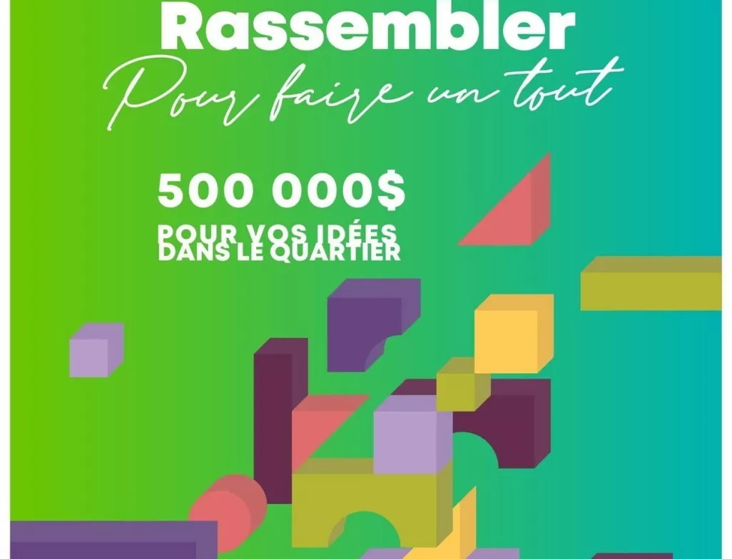 500 000 $ pour réaliser des idées en projets de quartier