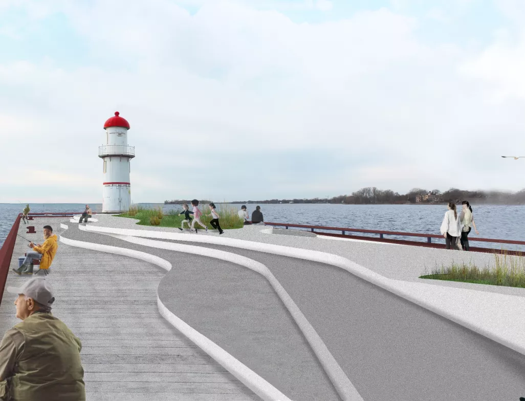 Coup d'envoi des travaux du Quai 34, une nouvelle place publique imaginée par la population