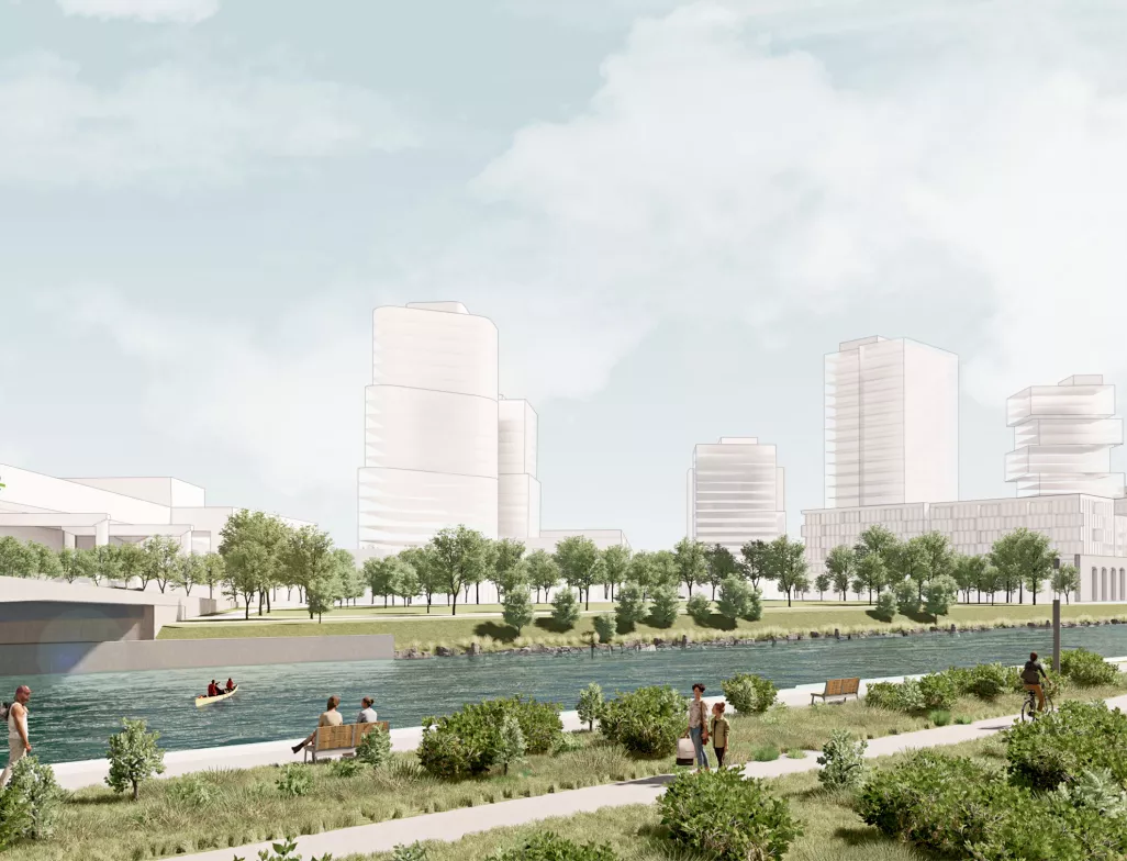 Bridge-Bonaventure sector plan unveiled: up to 13,500 homes, 600,000 m2 of economic and institutional activity, 43 hectares of green space