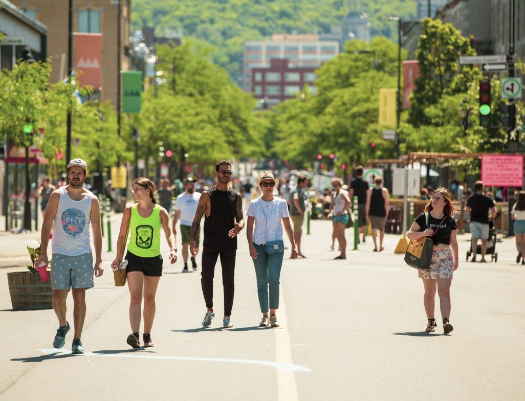 Montréal présente les rues piétonnes où profiter de l'été 2023