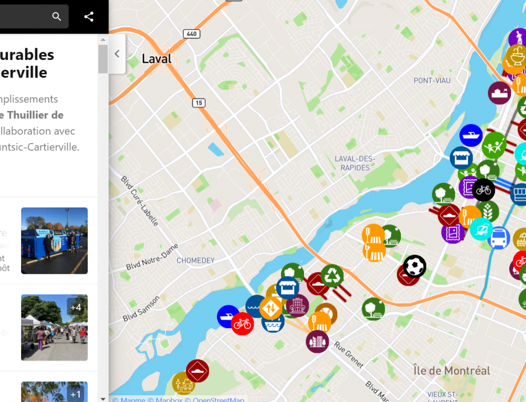 Projet Montréal lance une carte interactive des réalisations 2017-2021 de l'équipe Thuillier