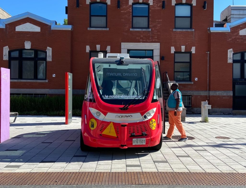 Les navettes autonomes de retour sur la Plaza Saint-Hubert