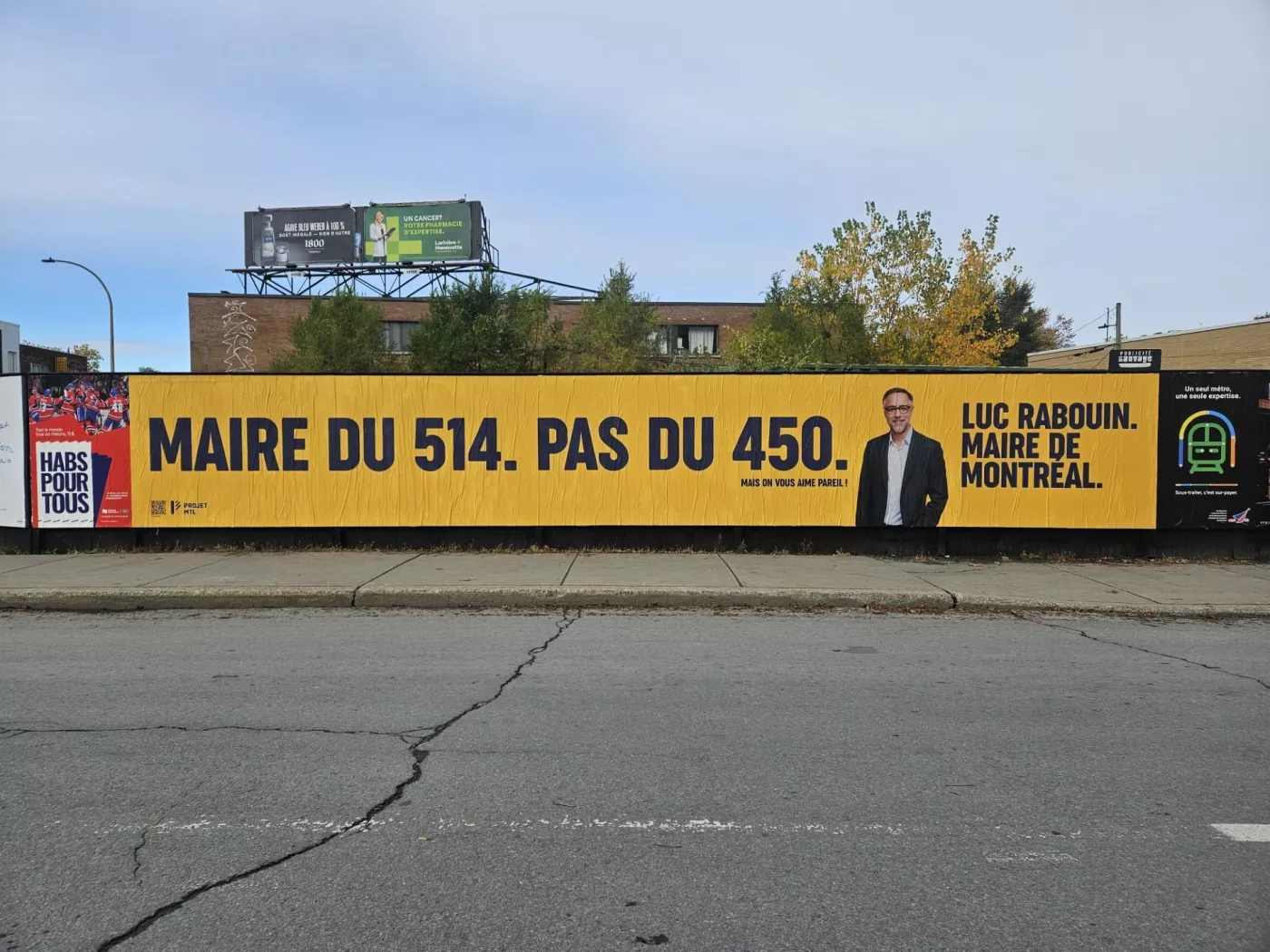 Luc Rabouin: Mayor of 514, not 450 Luc Rabouin: Mayor of 514, not 450