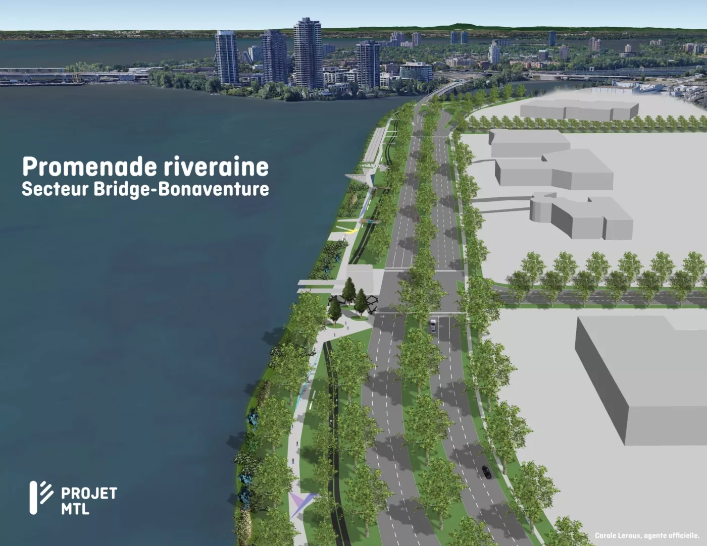 A MAJOR WATERFRONT PROMENADE ALONG THE ST. LAWRENCE