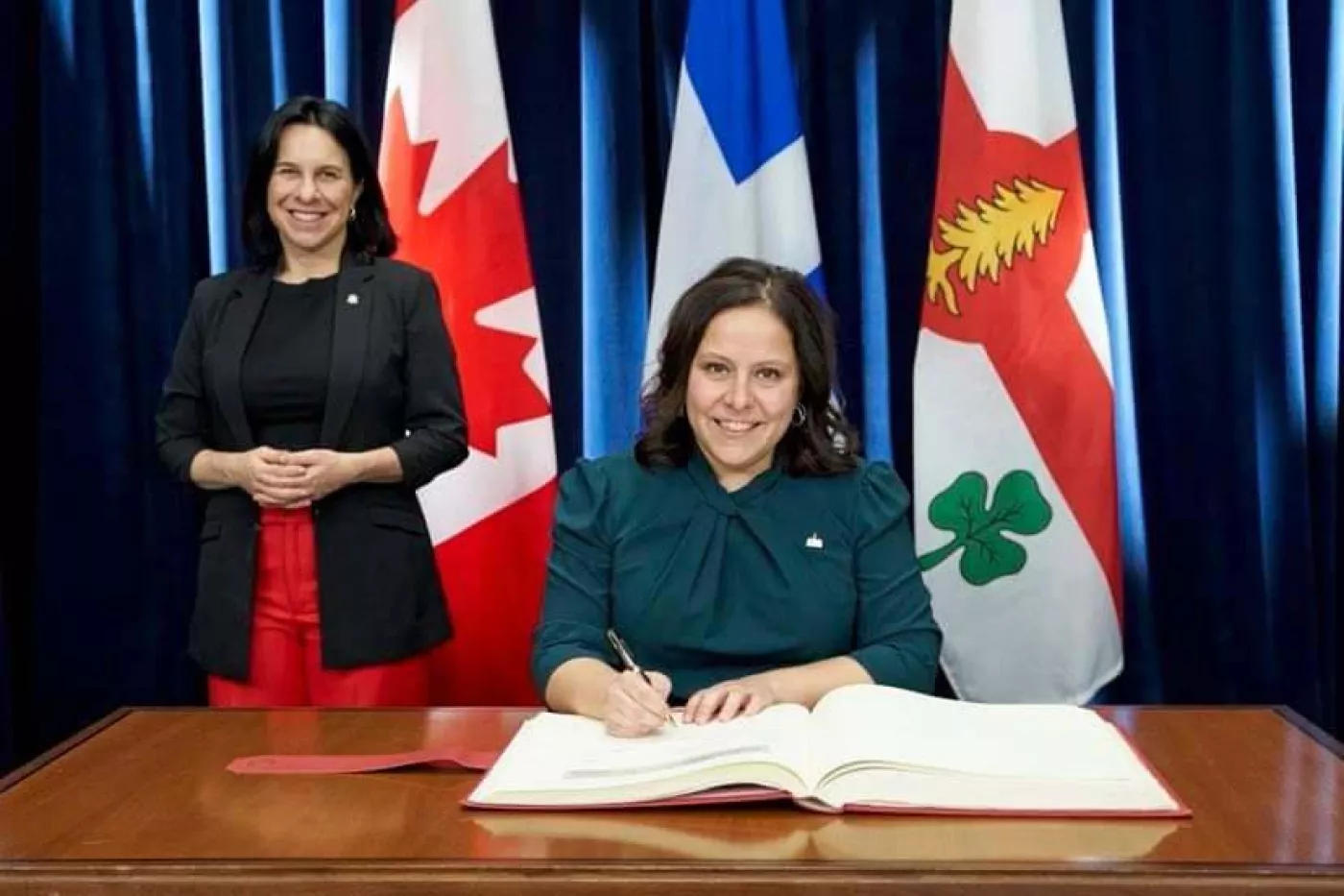 Nouvellement assermentée, Caroline Bourgeois fait son entrée au comité exécutif