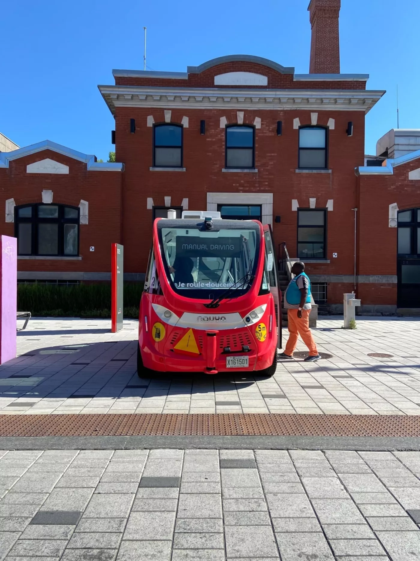 Les navettes autonomes de retour sur la Plaza Saint-Hubert