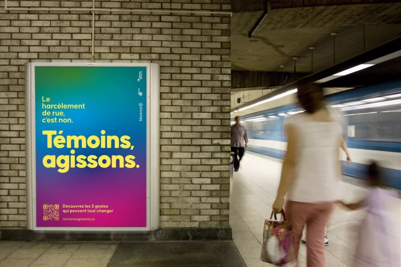 La Ville de Montréal, le SPVM et la STM unissent leurs voix pour dénoncer le harcèlement de rue