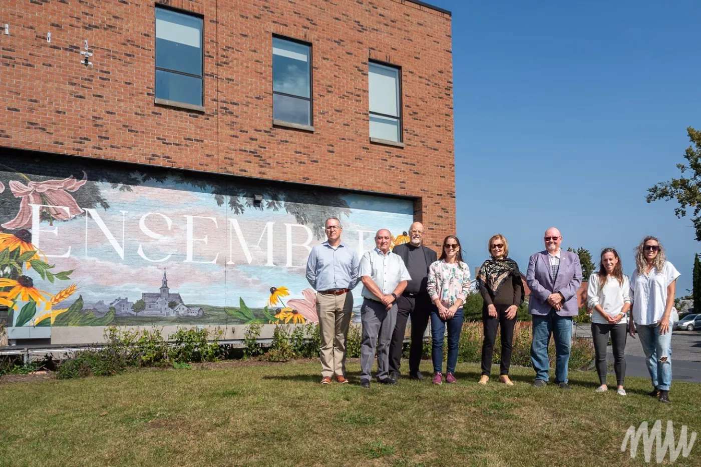 Inauguration d'une nouvelle murale de MU à Sainte-Geneviève