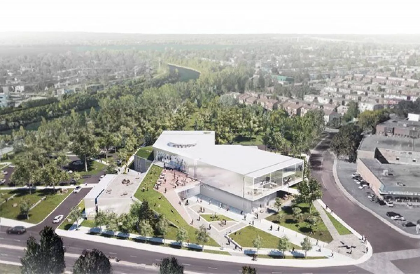 The City of Montreal officially inaugurates L'Octogone library