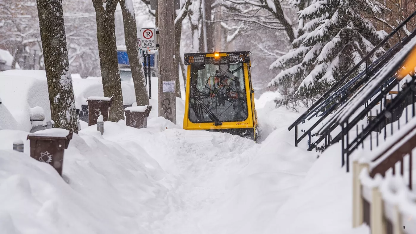 Montréal facilite significativement le déneigement des débarcadères pour les personnes à mobilité réduite