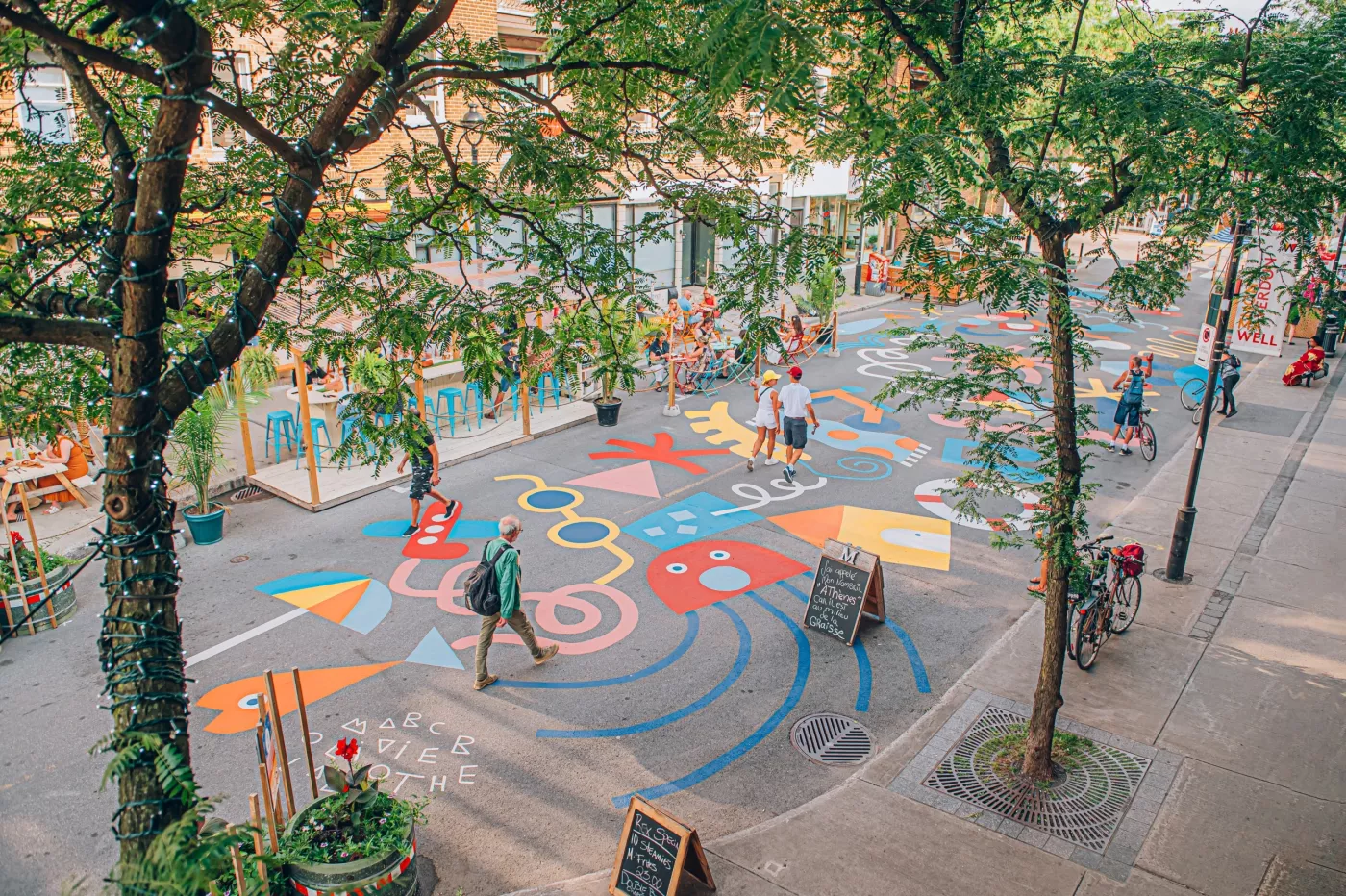 Les quartiers de Montréal s'animent : les rues piétonnes reviennent cet été!