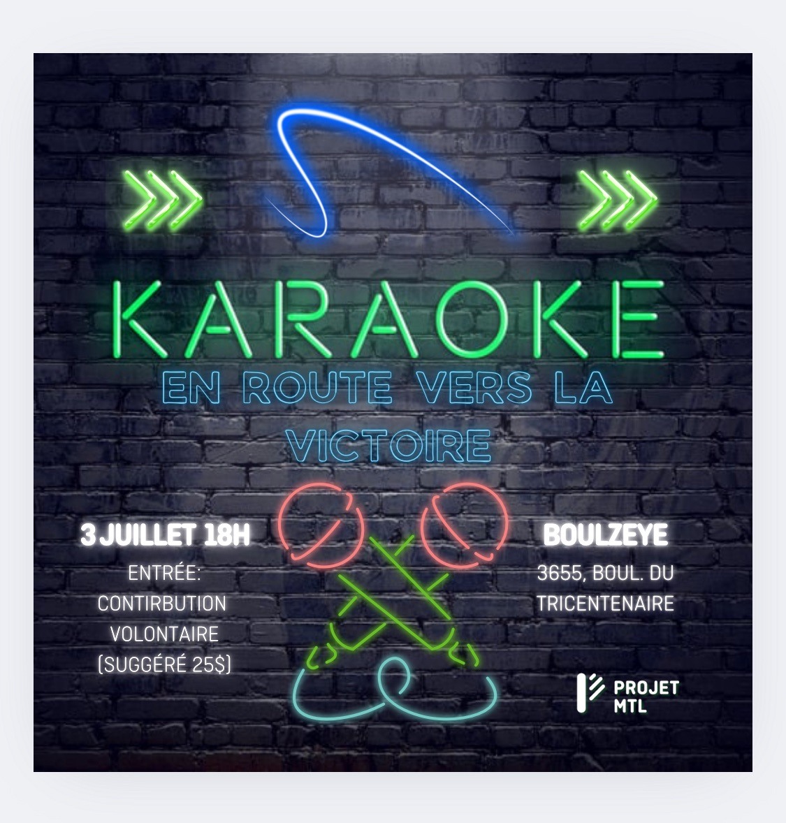 Karaoké - en route vers la victoire